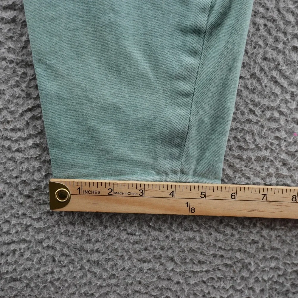 Vineyard Vines High Rise Skinny‎ Jeans 33 Green Womens Ankle Length Stretch
